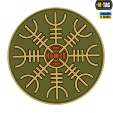 M-Tac нашивка Шлем Ужаса PVC Olive