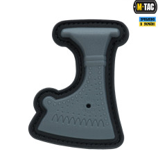 M-Tac нашивка Сокира Перуна (тип 2) PVC Grey