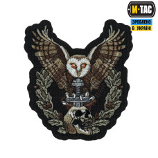M-Tac нашивка Сова (вишивка) Black
