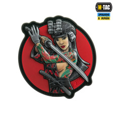 M-Tac нашивка Tactical girl №3 Череп на плечі PVC