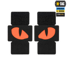 M-Tac нашивка Tiger Eyes Laser Cut (пара) Black/Red/GID