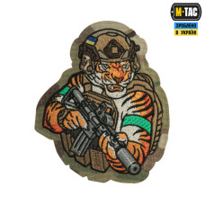 M-Tac нашивка Tiger (вышивка) Multicam/Coyote/Green