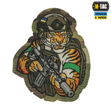 M-Tac нашивка Tiger (вышивка) Multicam/RG/Green