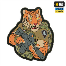 M-TAC НАШИВКА ТИГР ДШВ PVC