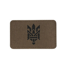 M-Tac нашивка Тризуб (стилізація) Laser Cut горизонтальна Ranger Green/Black