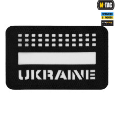 M-Tac нашивка Ukraine Laser Cut Black/GID