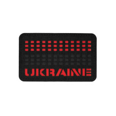 M-Tac нашивка Ukraine Laser Cut Black/Red/Black