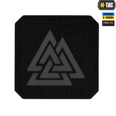 M-Tac нашивка Валькнут Laser Cut Black/Grey
