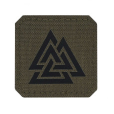 M-Tac нашивка Валькнут Laser Cut Ranger Green/Black