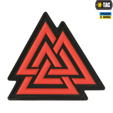 M-Tac нашивка Валькнут PVC Black/Red