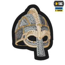 M-Tac нашивка Viking Helmet (вишивка) Black