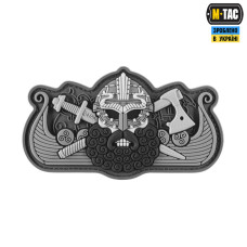 M-Tac нашивка Viking’s Drakkar Black/Grey