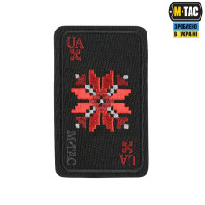 M-Tac нашивка Вишиванка (вишивка) Black/Red