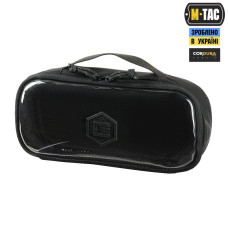 M-Tac органайзер утилитарный прозрачный Elite Medium Gen.II Black
