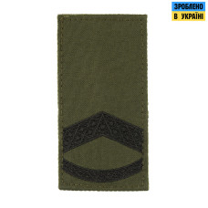M-Tac погон МО Прапорщик на липучке олива