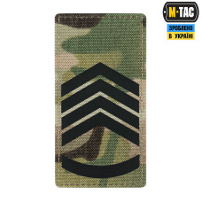 M-Tac погон на липучке главный сержант Multicam