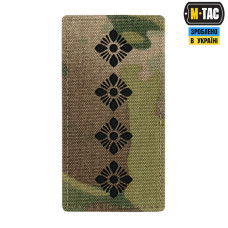 M-Tac погон на липучці капітан Multicam
