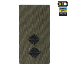 M-Tac погон на липучці лейтенант (вишивка) Ranger Green