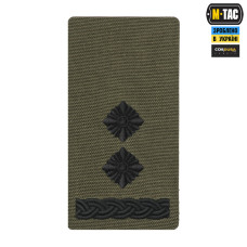 M-Tac погон на липучці Підполковник (вишивка) Ranger Green