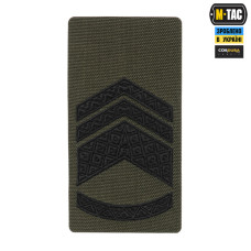 M-Tac погон на липучці Старший Майстер сержант (вишивка) Ranger Green