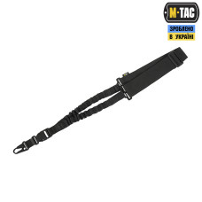 M-Tac ремень оружейный одноточечный эластичный Black