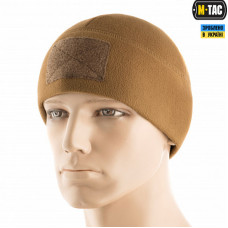 M-Tac шапка Watch Cap Elite флис (270г/м2) с липучкой Coyote Brown