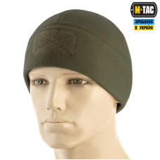 M-Tac шапка Watch Cap Elite флис (320г/м2) с липучкой Dark Olive