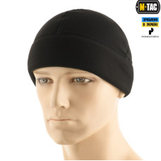 M-Tac шапка Watch Cap Premium (плоский шов) флис (343г/м2) Black