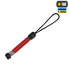 M-Tac темляк Scandinavian Silver Black&Red