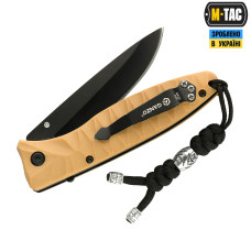 M-Tac темляк Zeus Stainless Steel Black
