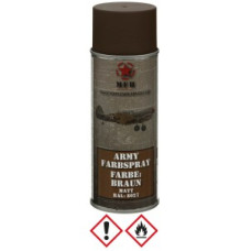 Маскувальна фарба спрей у балоні Army Spray Paint, mat, 400 ml BROWN Коричневий, Коричневий