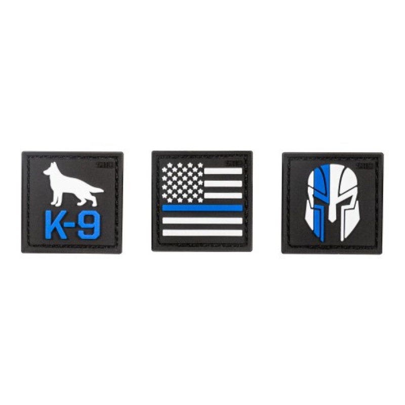 Набір патчів 5.11 Tactical Thin Blue 1X1 Patch, Blue арт. 81757-676