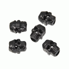 Набор стопперов для молнии/темляка CORD STOPPER SKULL Black