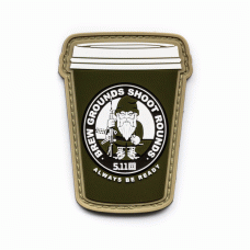 Нашивка 5.11 Tactical Brewed Grounds To Go Patch GREEN