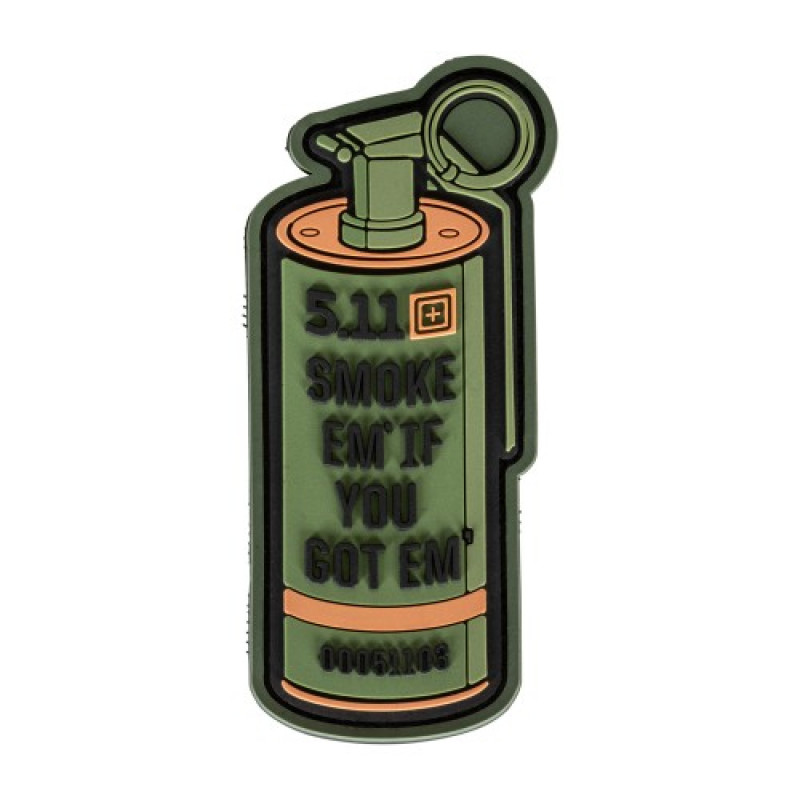 Нашивка 5.11 Tactical Smoke Em Patch, GREEN