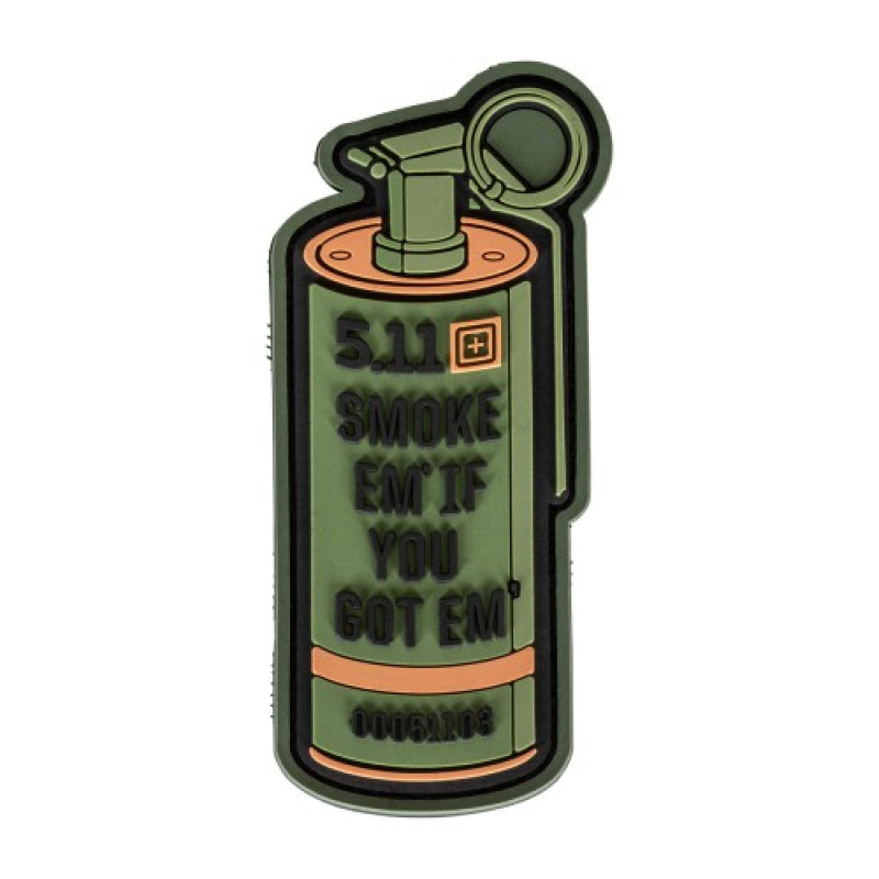 Нашивка 5.11 Tactical Smoke Em Patch, GREEN