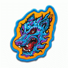 Нашивка 5.11 Tactical Tattoo Wolf Patch (Blue)