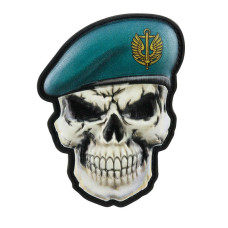 M-Tac нашивка Череп у береті (Морська піхота), Зроблено в Україні