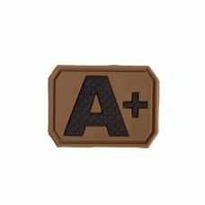 Нашивка на липучці Sturm Mil-Tec "Blood Type Patch A Positive PVC 3D"