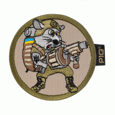 Нашивка на липучке Hamster (Multi)