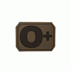 Нашивка на липучці Sturm Mil-Tec Blood Type Patch 0 Positive PVC 3D (Olive)
