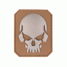 Нашивка на липучке Sturm Mil-Tec Skull Patch PVC 3D (Large) Dark Coyote