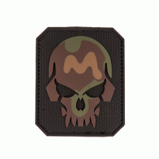 Нашивка на липучке Sturm Mil-Tec Skull Patch PVC 3D (Large) Green Camo