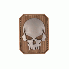 Нашивка на липучке Sturm Mil-Tec Skull Patch PVC 3D (Small) Dark Coyote