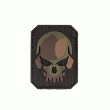 Нашивка на липучке Sturm Mil-Tec Skull Patch PVC 3D (Small) Woodland