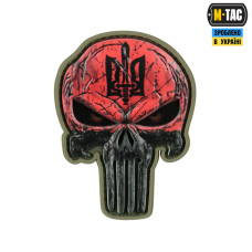 Нашивка Punisher Червоний