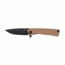 Ніж складний ANV Knives Z100 (DLC, Liner lock, G10 Coyote, Plain edge)