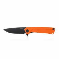 Ніж складний ANV Knives Z100 (DLC, Liner lock, G10 Orange, Plain edge)