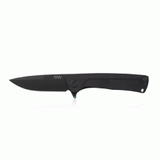 Нож складной ANV Knives Z100 (DLC, Liner lock, G10 Black, Plain edge) Black
