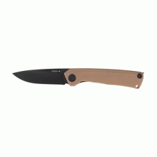 Нож складной ANV Knives Z200 (DLC, Liner lock, G10 Coyote, Plain edge) Coyote